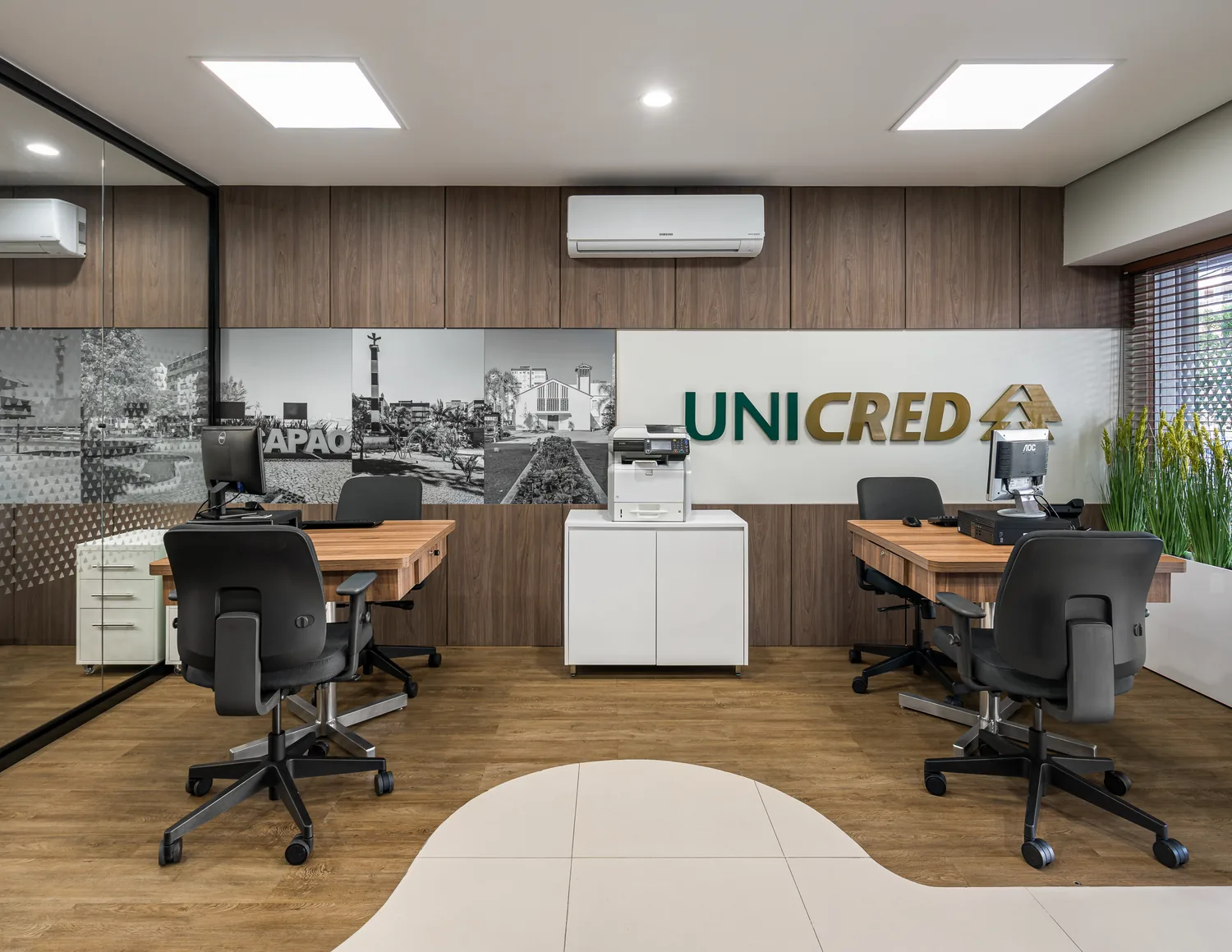 Agência Unicred reformada pela Momento Engenharia